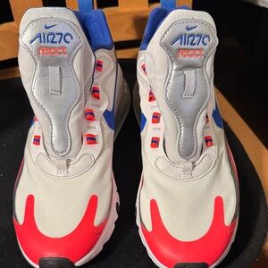 Nike Air Max Sneakers - White, Red, and Blue